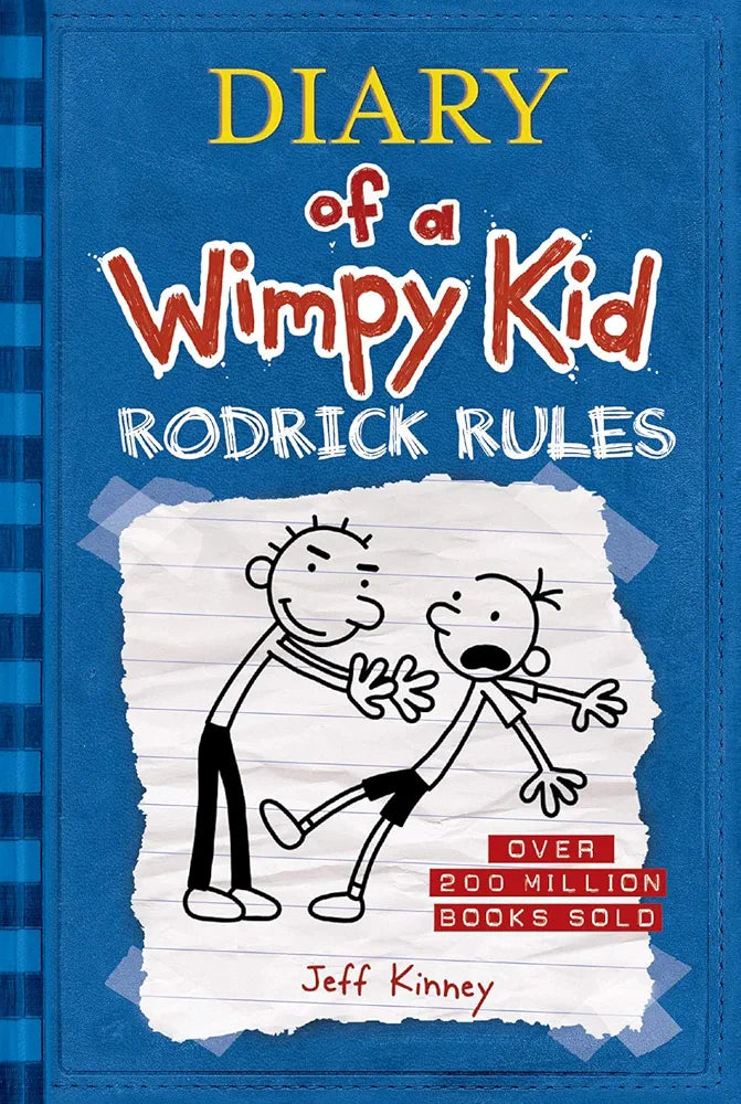 Diairy Of A Wimpy Kid Rodrick Rules Book #2 By Jeff Kinney