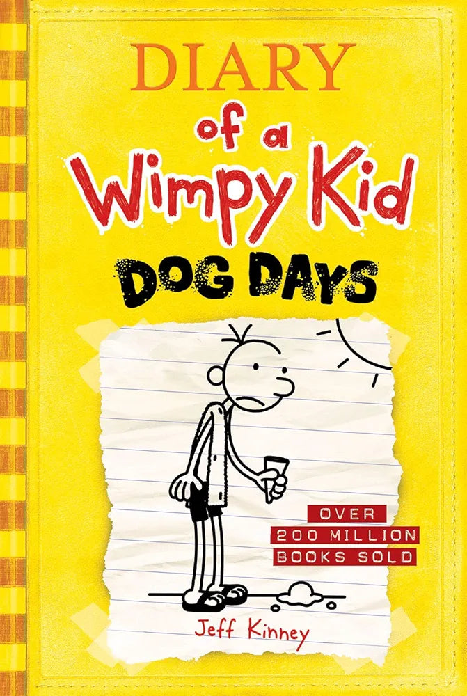Diairy Of A Wimpy Kid Dog Days book #4 By Jeff Kinney