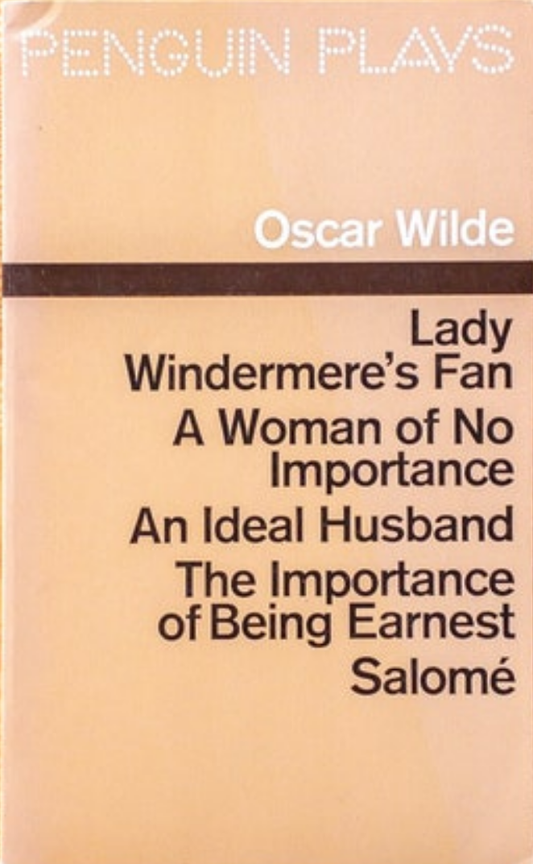 Plays (penguin Classics) By Oscar Wilde